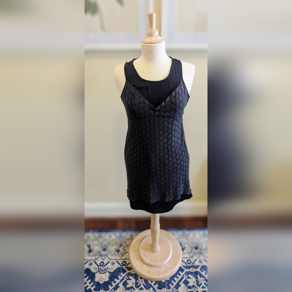 Boutique Blue Overlay Dress